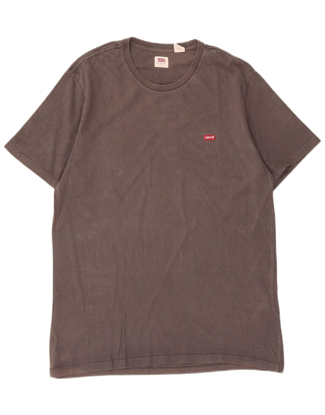 Levi's Mens T-Shirt Top Large Grey Cotton