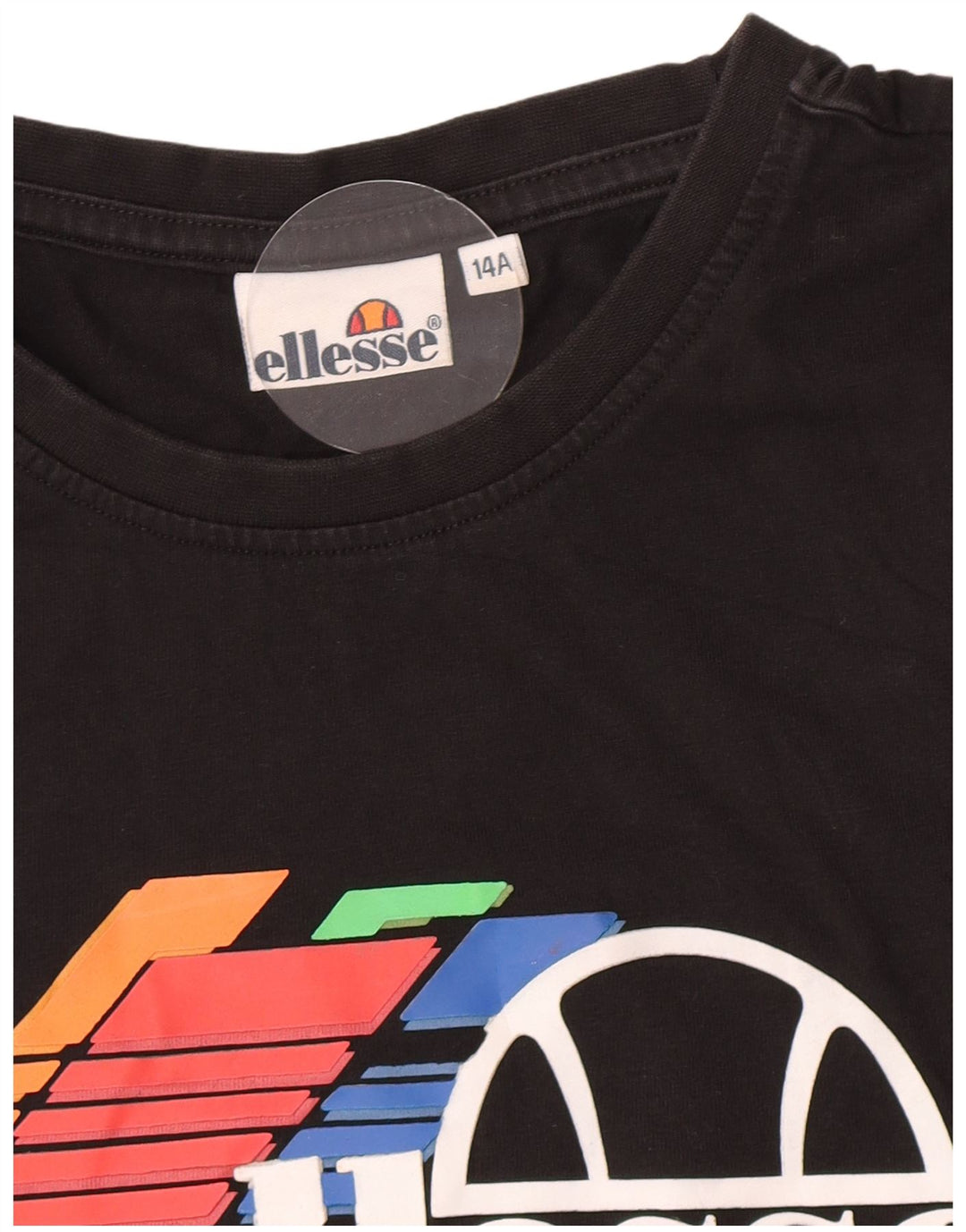 Ellesse Boys Graphic Graphic T-Shirt Top 13-14 Years Black