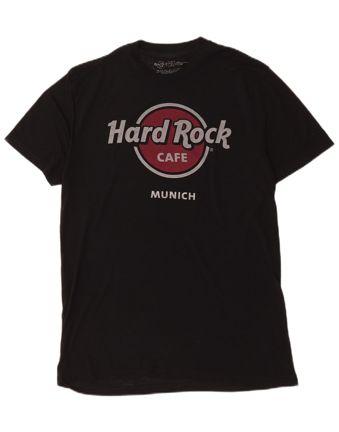 Hard Rock Cafe Mens Munich Graphic T-Shirt Top Medium Black