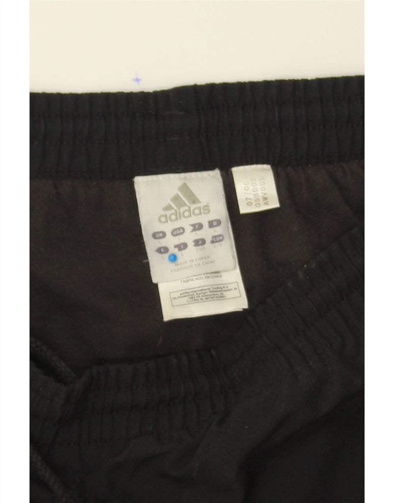 ADIDAS Mens Tracksuit Trousers Large Black Polyester Vintage Adidas and Second-Hand Adidas from Messina Hembry 