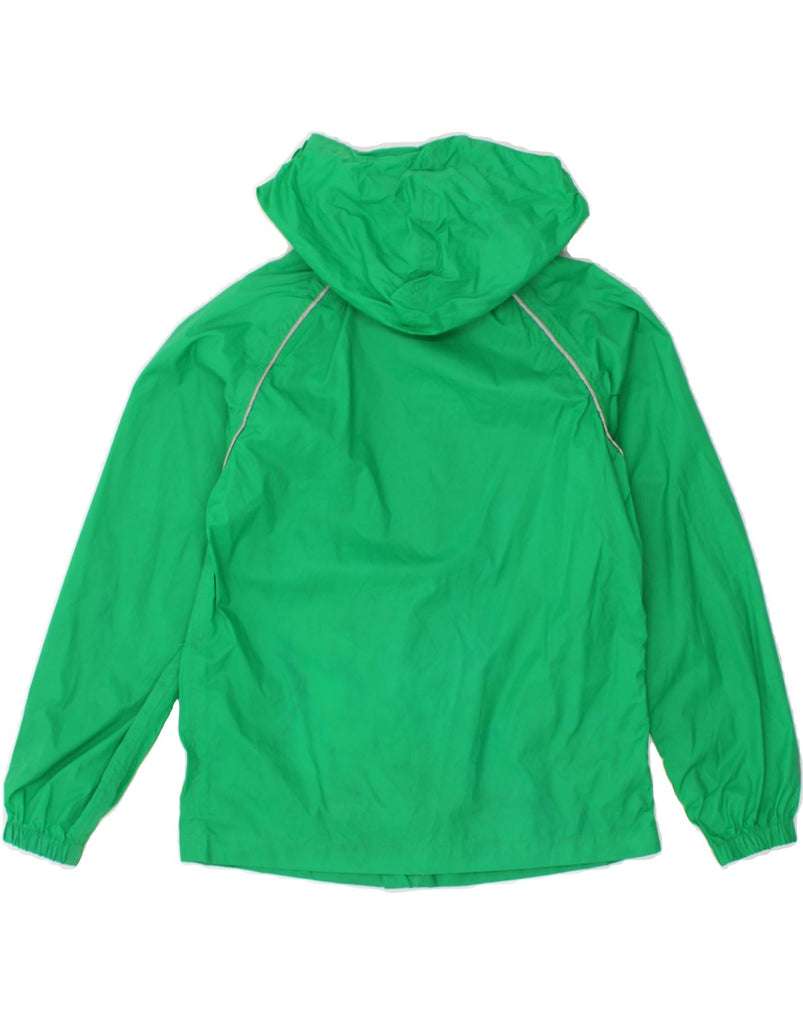 MOUNTAIN WAREHOUSE Boys Hooded Rain Jacket 11-12 Years Green Nylon | Vintage Mountain Warehouse | Thrift | Second-Hand Mountain Warehouse | Used Clothing | Messina Hembry 