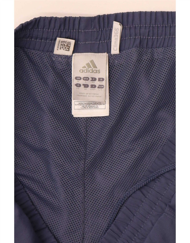 Adidas Womens Tracksuit Trousers UK 18 XL Navy Blue Polyester