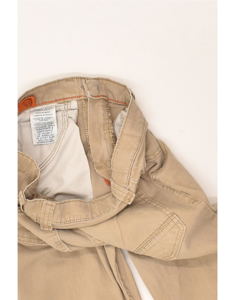 WRANGLER Girls Husky Straight Jeans 11-12 Years W30 L25  Beige Cotton | Vintage Wrangler | Thrift | Second-Hand Wrangler | Used Clothing | Messina Hembry 