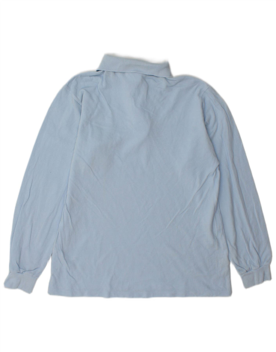Lacoste Mens Long Sleeve Polo Shirt Size 3 Small Blue Cotton