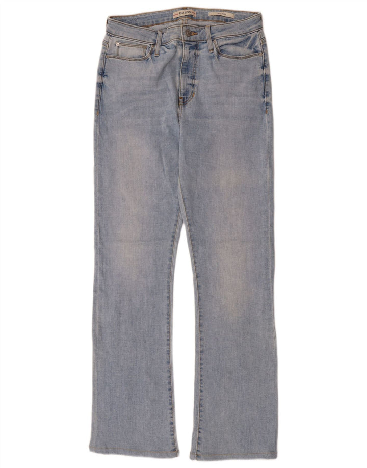 GUESS Womens Sexy Flared Jeans W30 L31 Blue