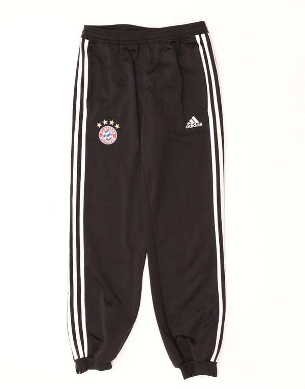 Adidas Boys FC Bayern Munchen Tracksuit Trousers Joggers 11-12 Years Black