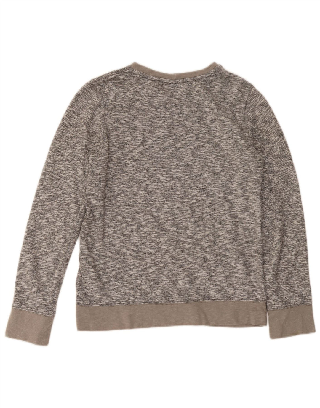 Carhartt Womens Sweatshirt Jumper US 4/6 Small Grey Flecked Cotton