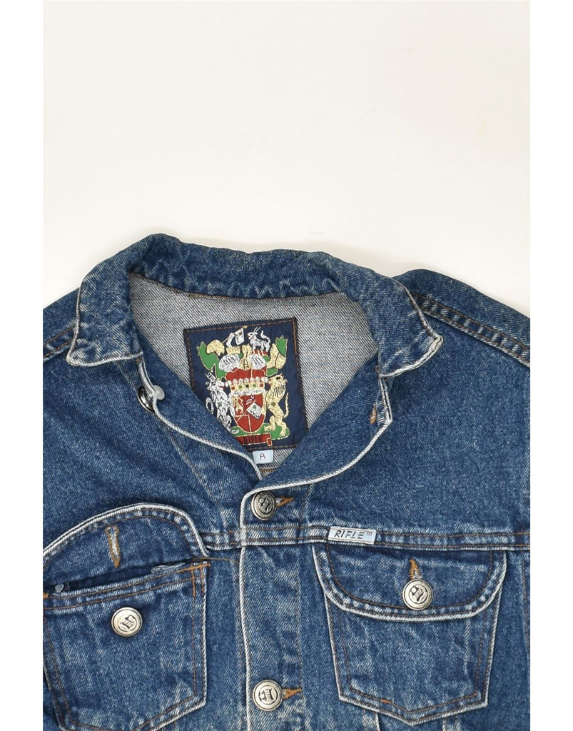 RIFLE Boys Denim Jacket 7-8 Years Blue Cotton | Vintage Rifle | Thrift | Second-Hand Rifle | Used Clothing | Messina Hembry 