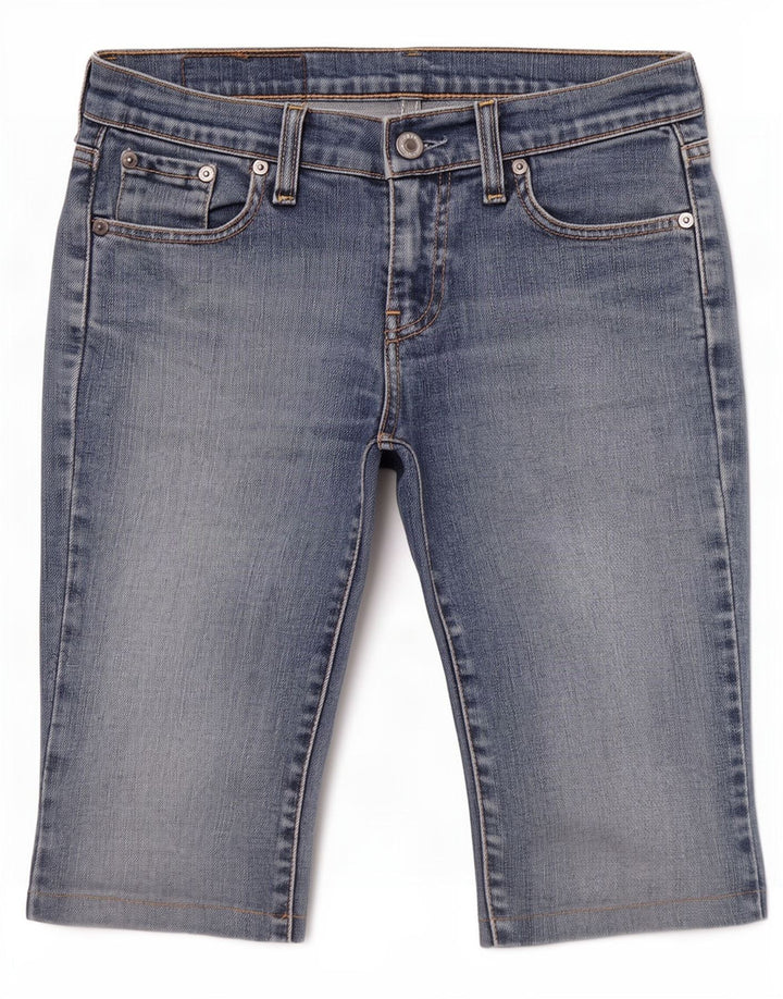 Levi's Womens 749 Bermuda Denim Shorts W25 XS Blue