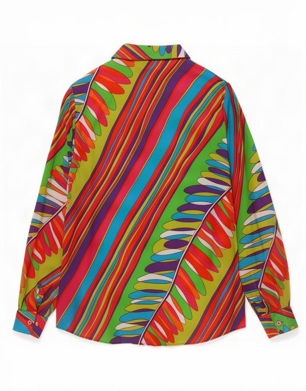 Gai Mattiolo Womens Shirt Blouse UK 14 Medium Multicoloured Striped