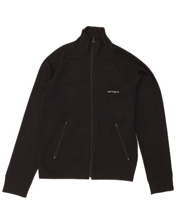 Carhartt Womens Tracksuit Top Jacket UK 14 Medium Black Polyester