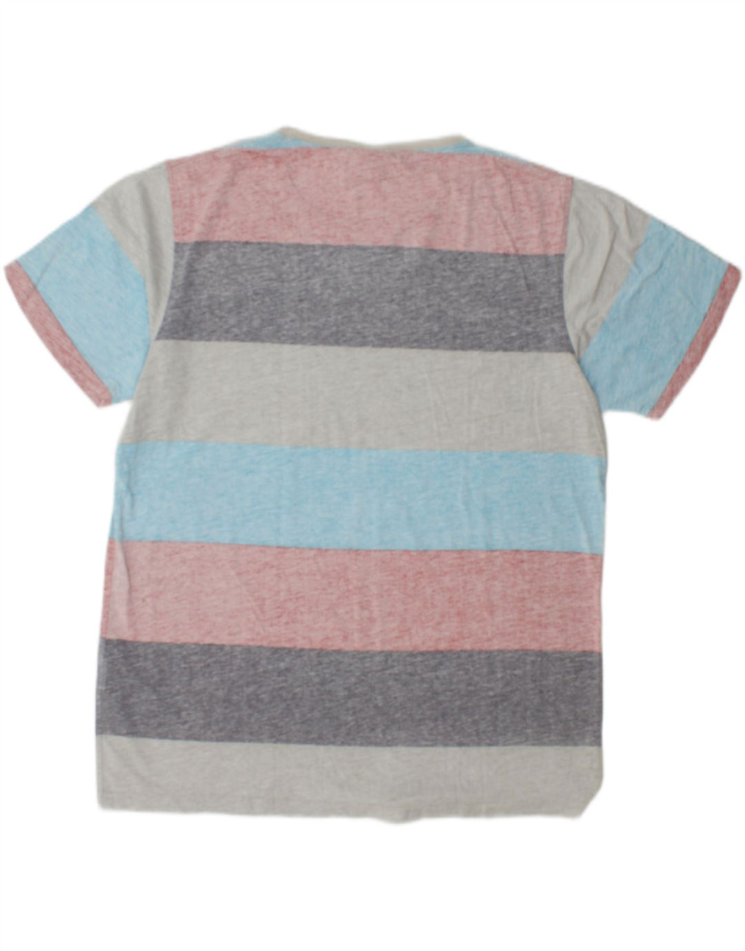 Animal Mens T-Shirt Top Large Multicoloured Striped Cotton