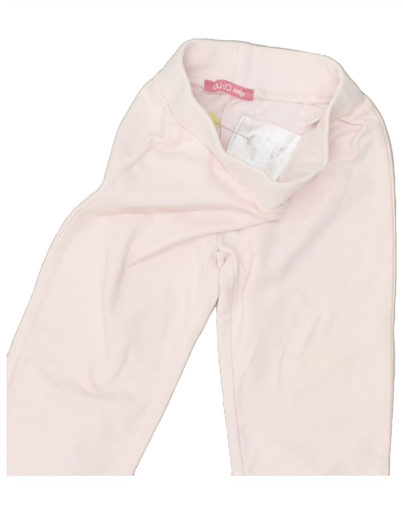 LIU JO JUNIOR Baby Girls Joggers Tracksuit Trousers 9-12 Months Pink | Vintage Liu Jo junior | Thrift | Second-Hand Liu Jo junior | Used Clothing | Messina Hembry 