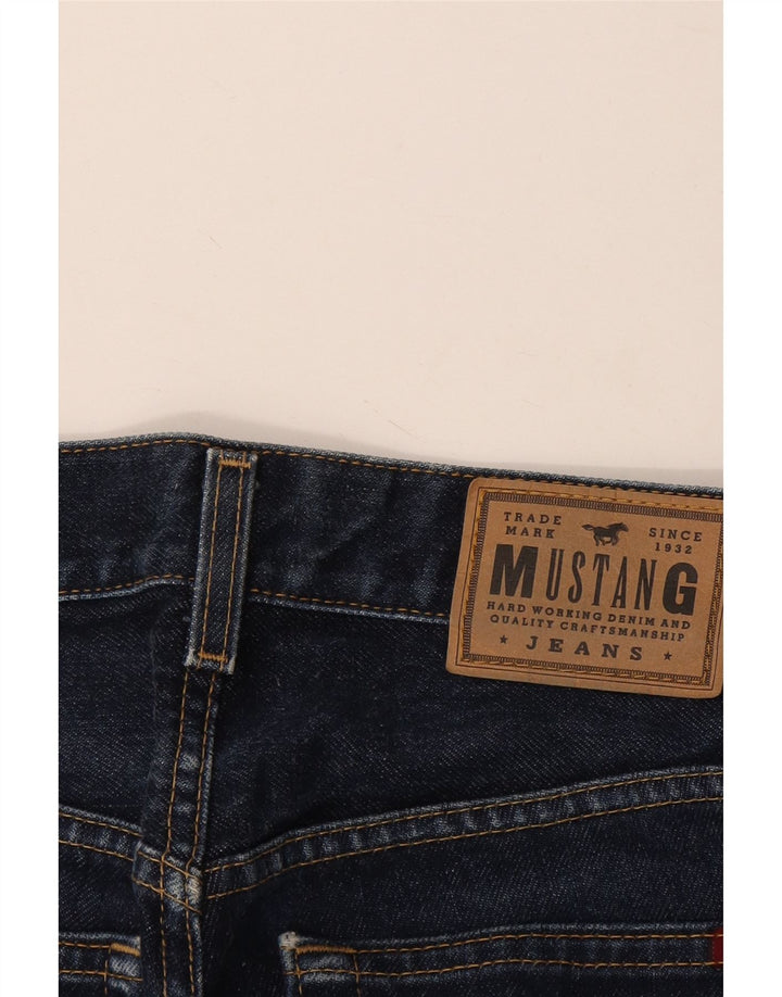 Mustang Mens Straight Jeans W28 L30 Navy Blue