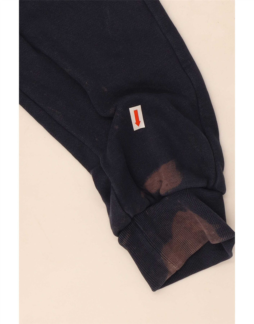 Emporio Armani Mens Graphic Sweatshirt Jumper Medium Navy Blue Colourblock