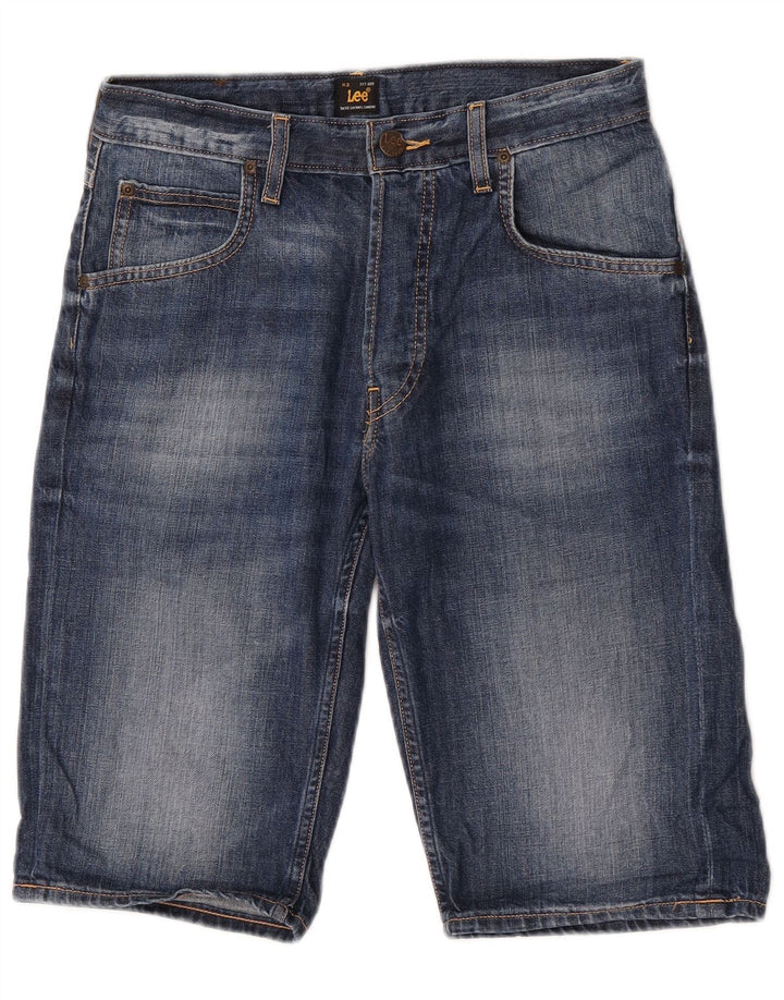 Lee Mens Denim Shorts W28 Small Blue Cotton
