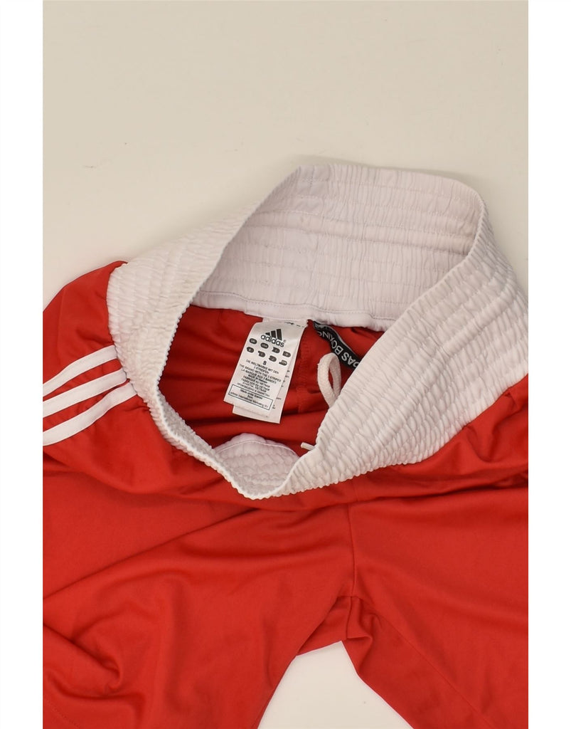 ADIDAS Boys Sport Shorts 7-8 Years Red Polyester Sports | Vintage Adidas | Thrift | Second-Hand Adidas | Used Clothing | Messina Hembry 