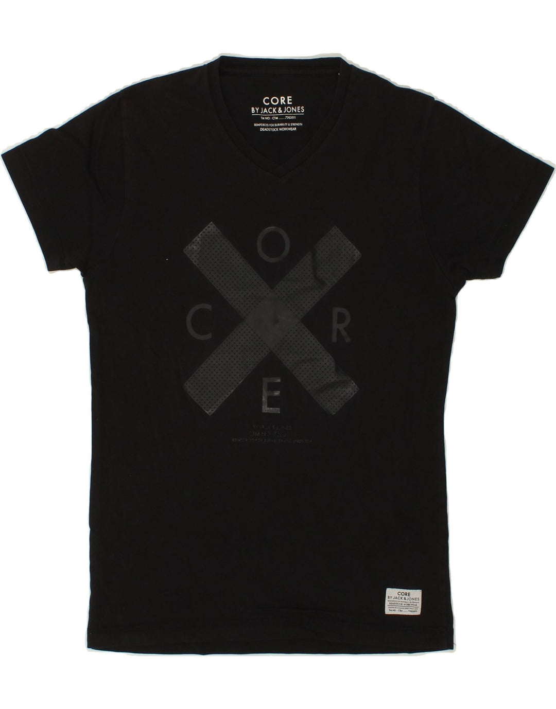 JACK & JONES Mens Graphic T-Shirt Top Small Black Cotton Vintage Jack & Jones and Second-Hand Jack & Jones from Messina Hembry 