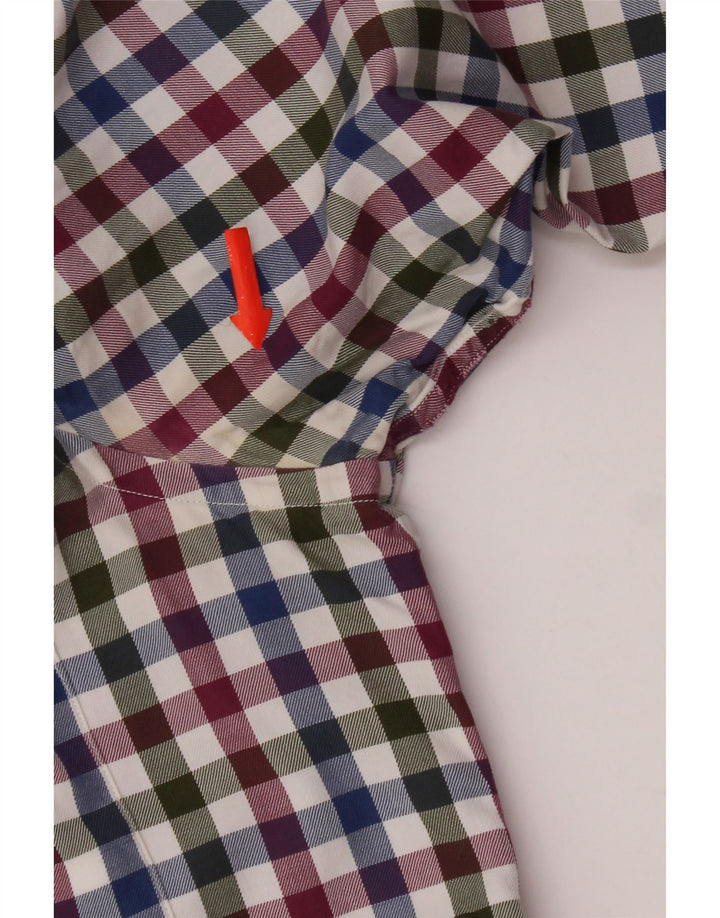 Massimo Dutti Mens Shirt Medium Multicoloured Gingham