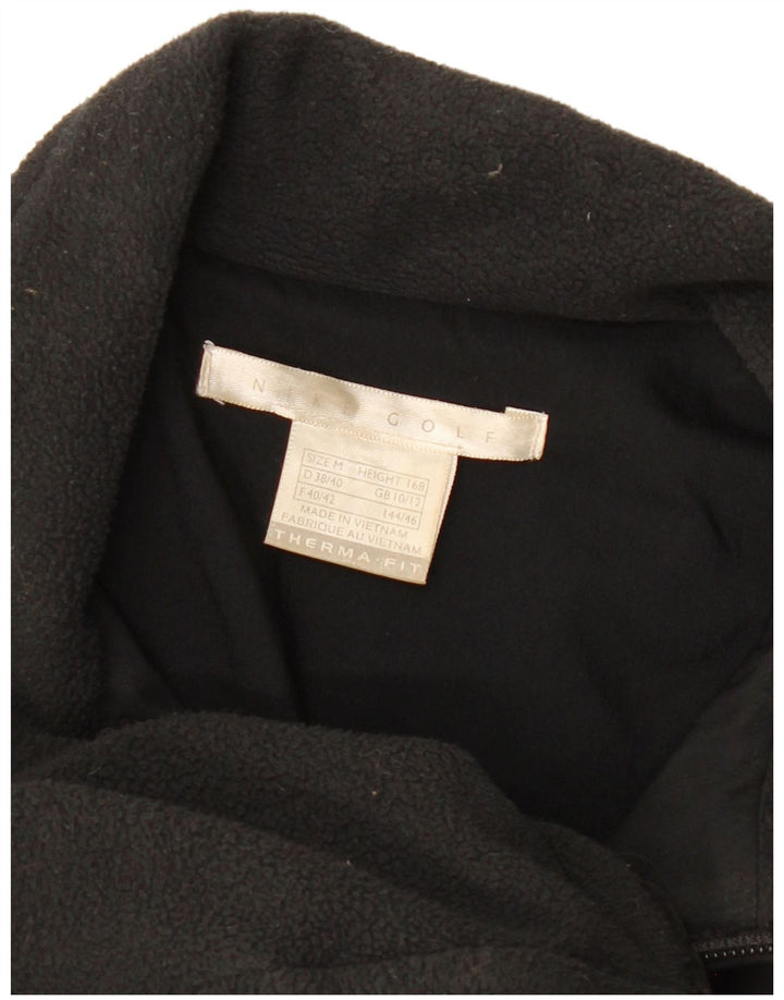 Nike Womens Fleece Jacket UK 10/12 Medium Black