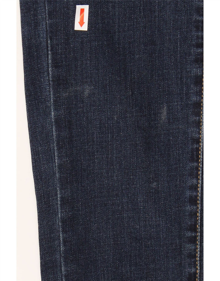 LEVI'S Womens 710 Super Skinny Jeans W32 L30 Blue Cotton