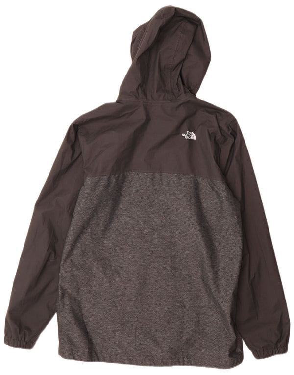 The North Face Boys Dryvent Rain Jacket 14-15 Years XL Black Colourblock