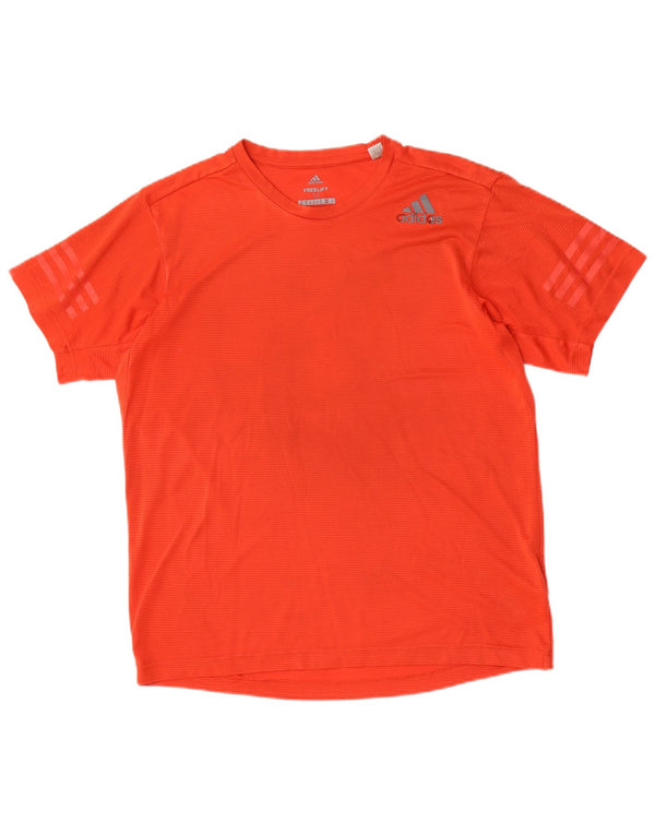 Adidas Mens Climacool T-Shirt Top Medium Red Polyester
