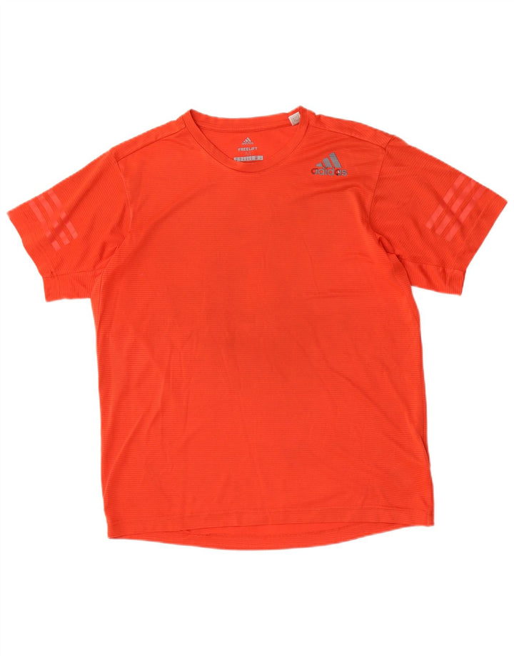 Adidas Mens Climacool T-Shirt Top Medium Red Polyester