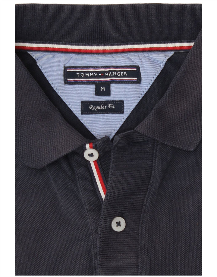 Tommy Hilfiger Mens Regular Fit Polo Shirt Medium Navy Blue