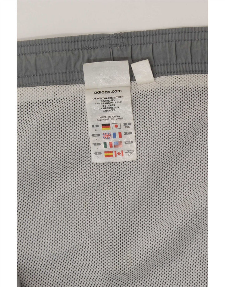 Adidas Mens Swimming Shorts Large Grey Polyamide
