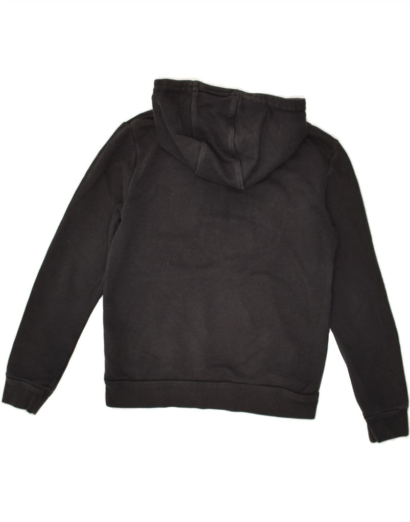 ADIDAS Boys Graphic Hoodie Jumper 10-11 Years Black Cotton Vintage Adidas and Second-Hand Adidas from Messina Hembry 