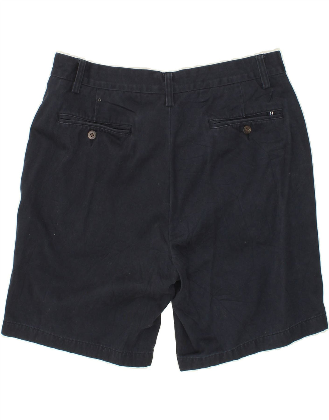 NAUTICA Mens Chino Shorts W33 Medium  Navy Blue Cotton Vintage Nautica and Second-Hand Nautica from Messina Hembry 