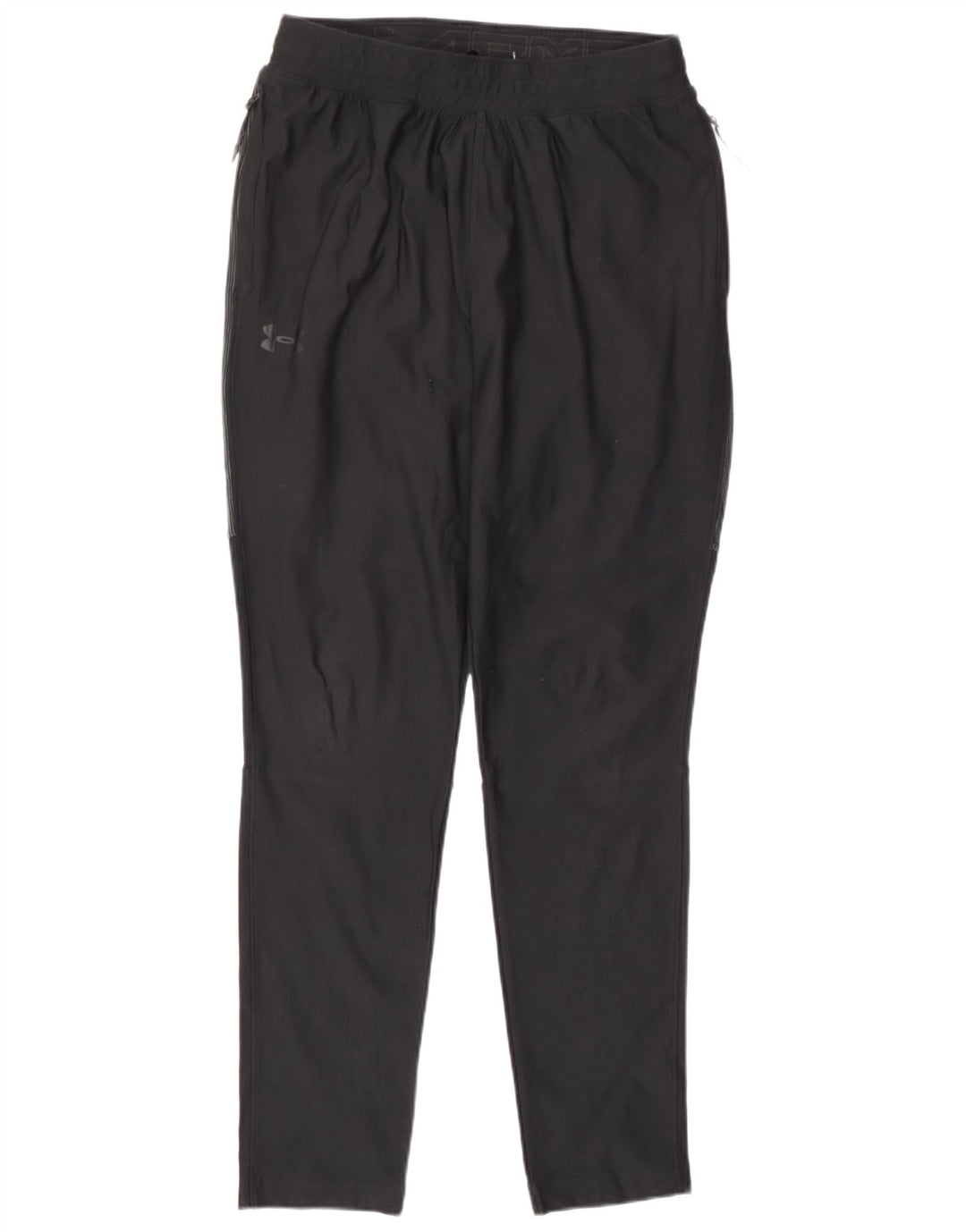 Under Armour Womens Tracksuit Trousers UK 12 Medium Black Polyester