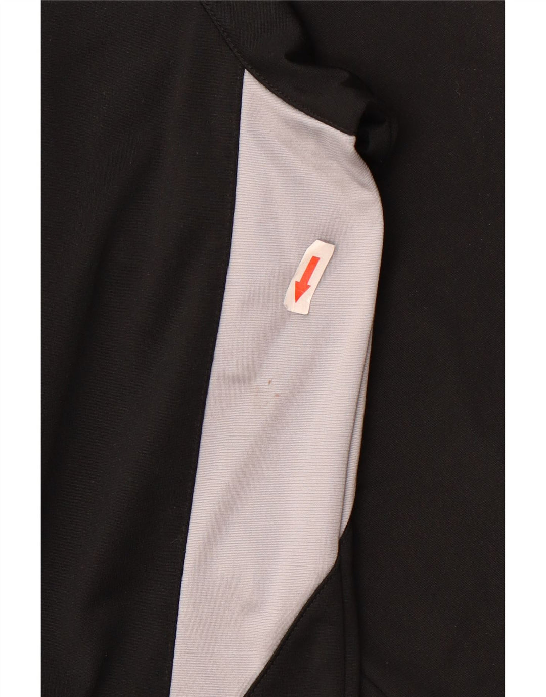 Adidas Mens Tracksuit Top Jacket UK 42/44 Large Black Colourblock Polyester