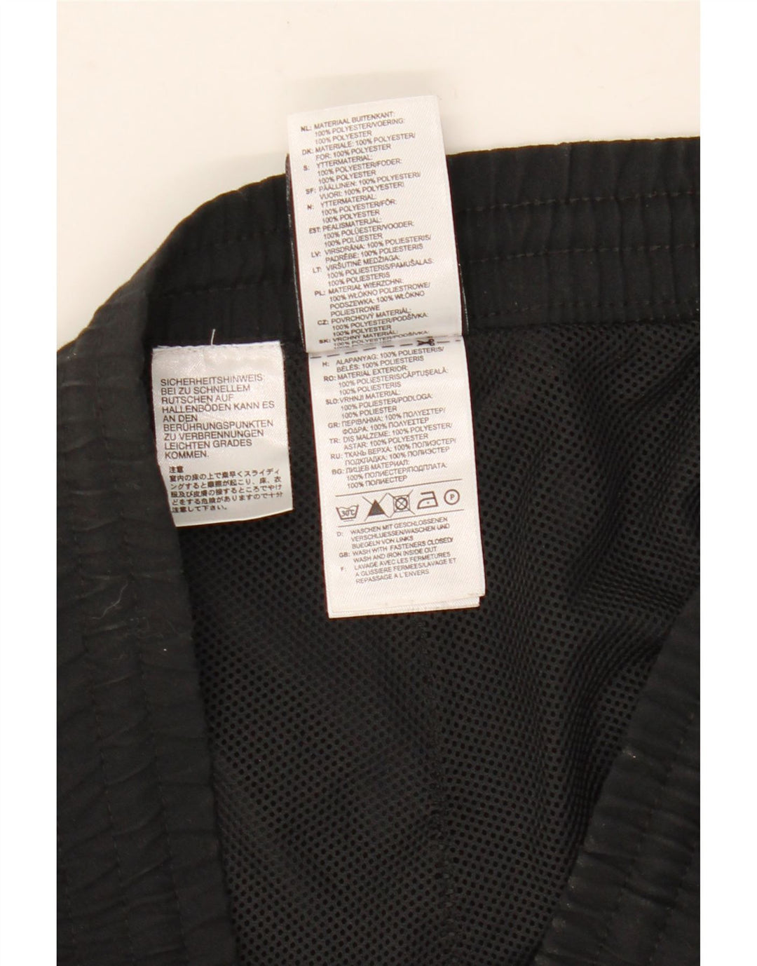 ADIDAS Mens Tracksuit Trousers UK 40/42 Medium  Black Polyester