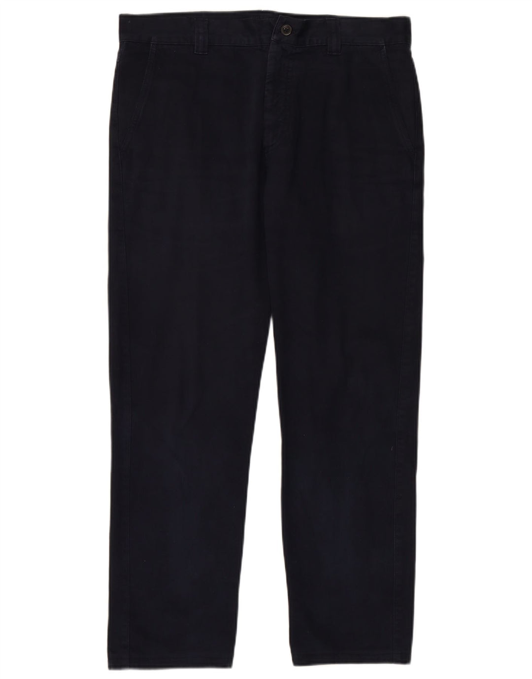 WOOLRICH Mens Straight Chino Trousers W34 L28 Navy Blue