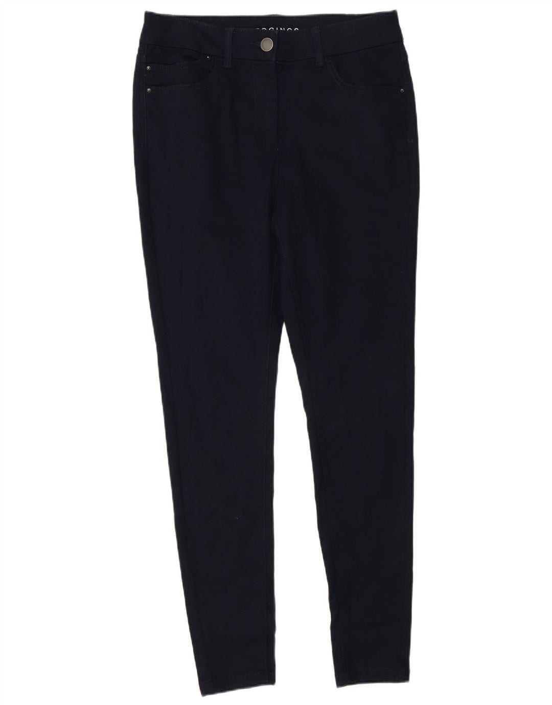 Marks & Spencer Womens Jegging Jeans UK 14 Medium W30 L30 Navy Blue Cotton