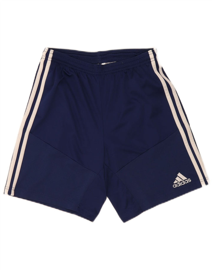 Adidas Boys Climacool Sport Shorts 13-14 Years XL Navy Blue Polyester