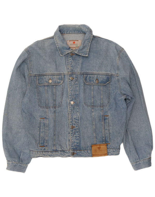 Vintage Mens Denim Jacket UK 40 Large Blue