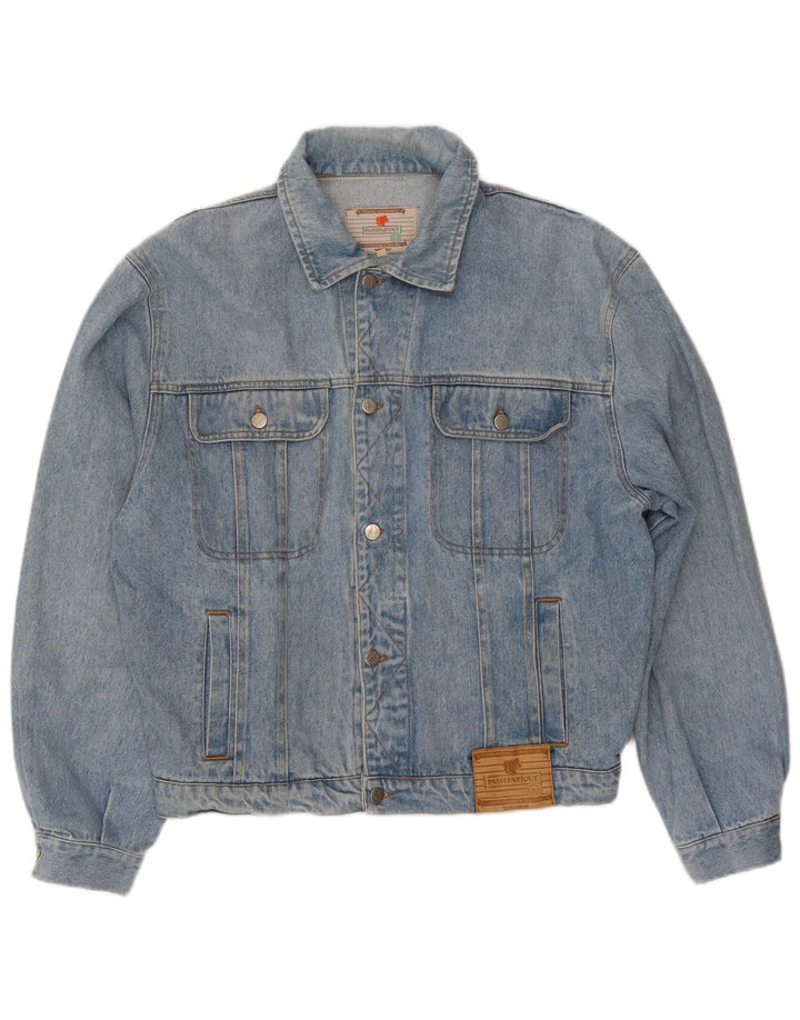 Vintage Mens Denim Jacket UK 40 Large Blue