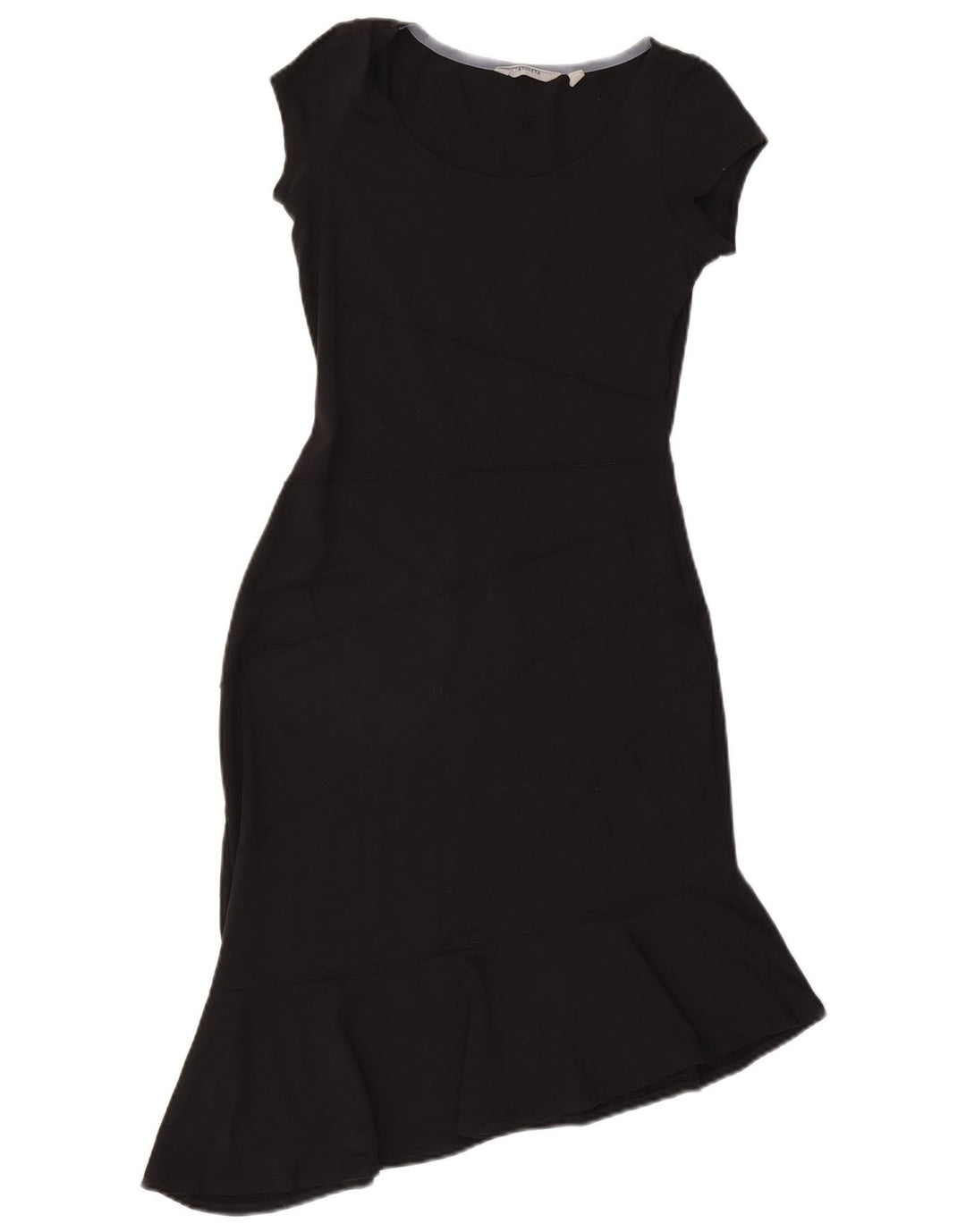 Athleta Womens Asymmetrical Dress UK 6 XS Black Nylon