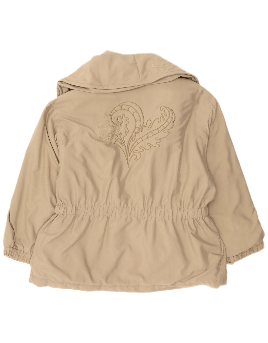 Vintage Womens Overcoat UK 16 Large Beige