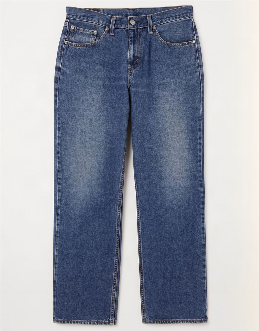 Levi's Womens 751 Straight Jeans W32 L30 Blue Cotton