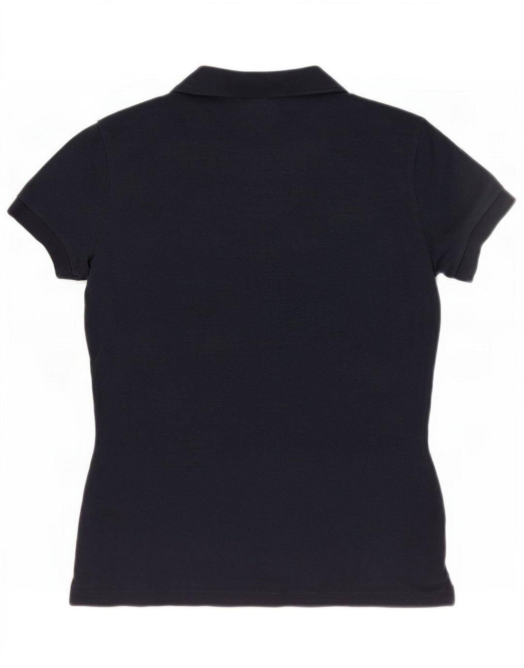 Lacoste Womens Polo Shirt Size 38 Medium Navy Blue Cotton