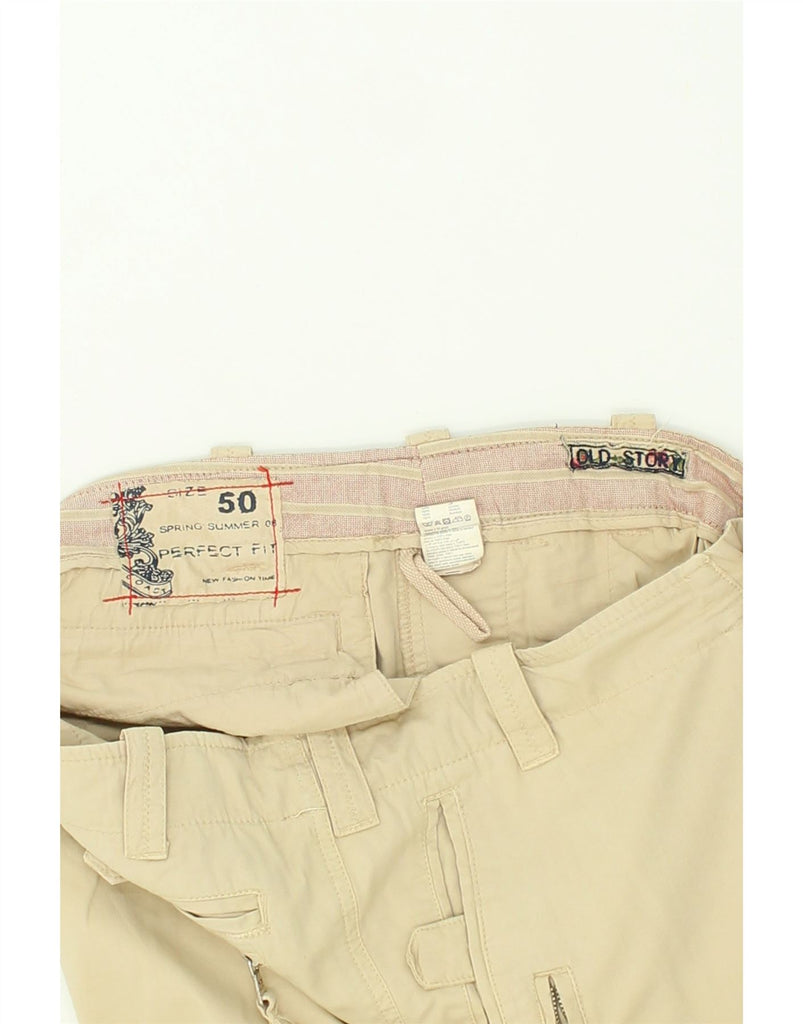 VINTAGE Mens Perfect Fit Cargo Trousers IT 50 Large W36 L30  Beige Cotton | Vintage Vintage | Thrift | Second-Hand Vintage | Used Clothing | Messina Hembry 