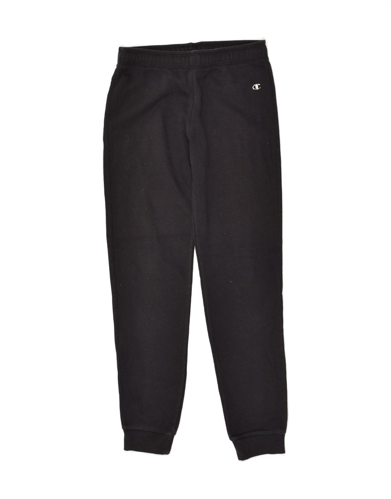 CHAMPION Boys Tracksuit Trousers Joggers 13-14 Years XL Black Cotton | Vintage Champion | Thrift | Second-Hand Champion | Used Clothing | Messina Hembry 