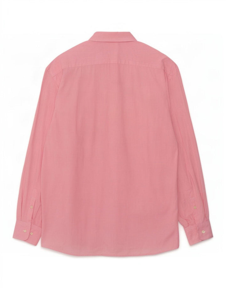 Stefanel Mens Shirt Medium Pink Gingham
