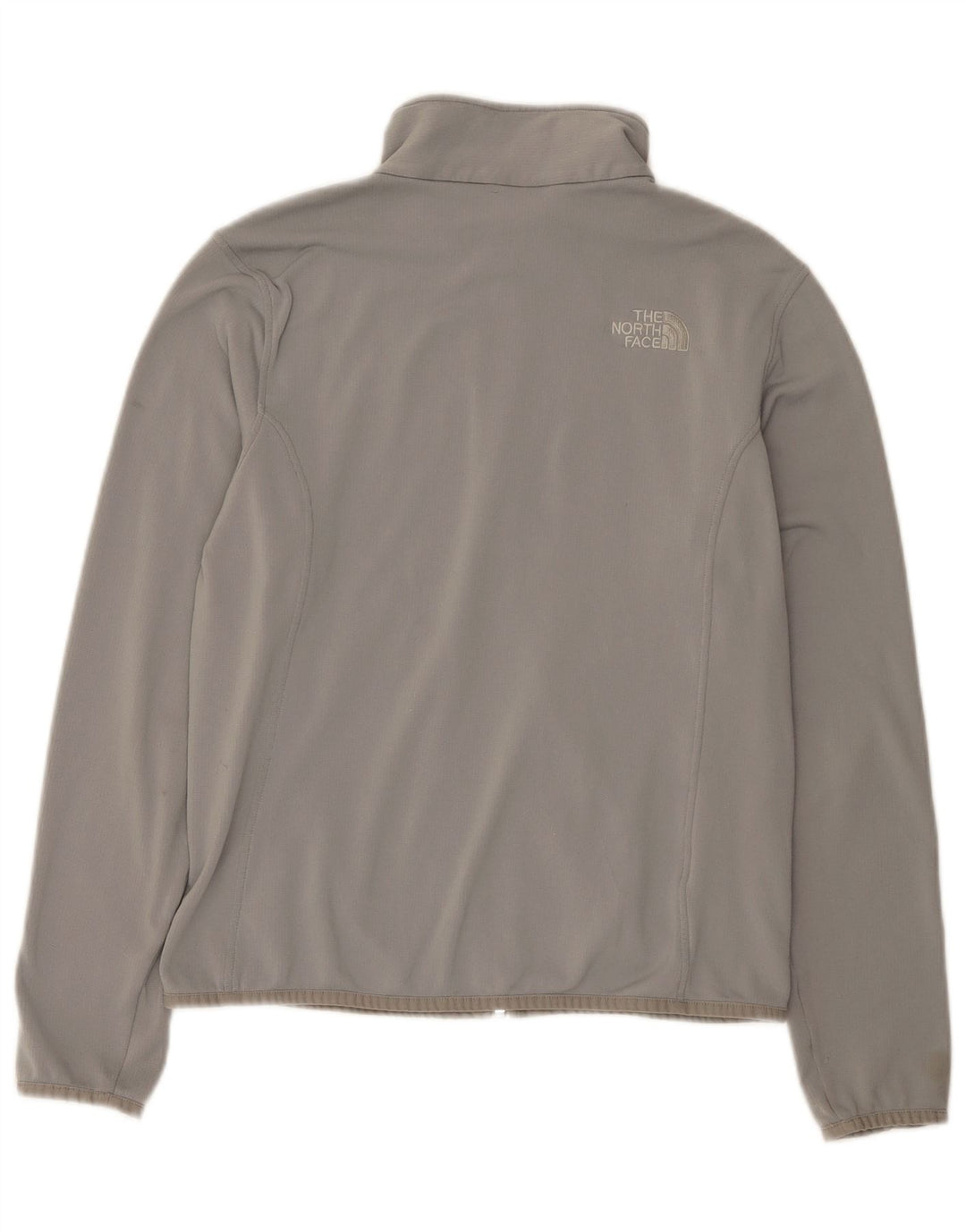 The North Face Womens Tracksuit Top Jacket UK 14 Medium Grey Polyester