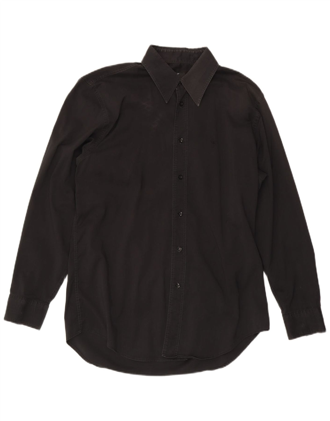CALVIN KLEIN Mens Shirt Large Black Cotton
