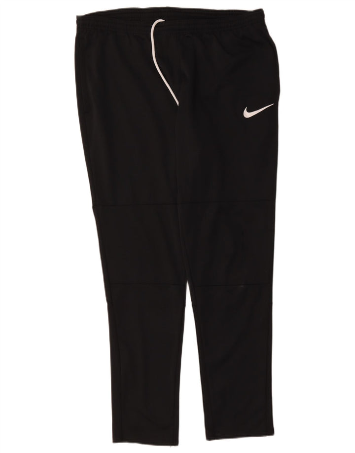 Nike Mens Tracksuit Trousers Medium Black Polyester